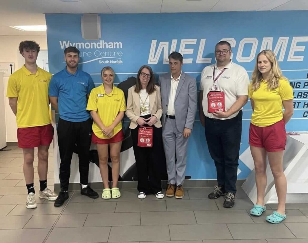 Control the bleed kits at South Norfolk Leisure Centres